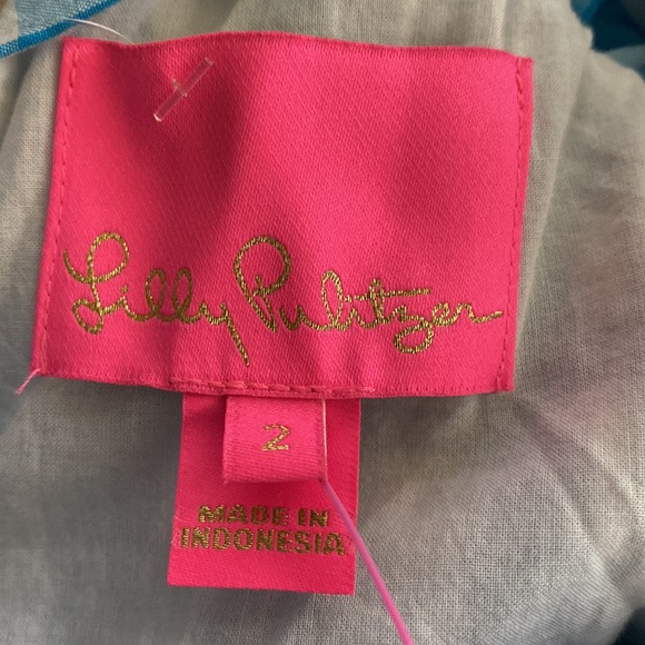 Lilly Pulitzer Top-size 2 -Sarafina Short Sleeve - Picture 6 of 16